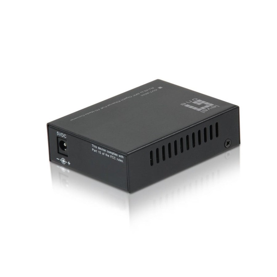 Convertidor fibra optica level one rj45 a sfp gigabit ethernet