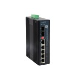 Switch industrial level one 4p 10/100/1000 poe + 1 sfp + 1 combo