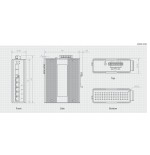 Switch industrial level one 4p 10/100/1000 poe + 1 sfp + 1 combo