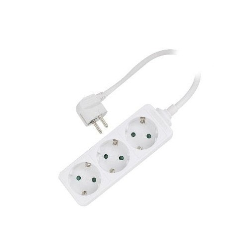 Ewent ew3958 regleta 3 tomas blanco