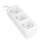 Ewent ew3958 regleta 3 tomas blanco