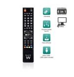 Ewent ew1570 mando tv 4 en 1 programable x cable
