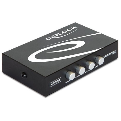 Delock switch usb 2.0 de 4 puertos