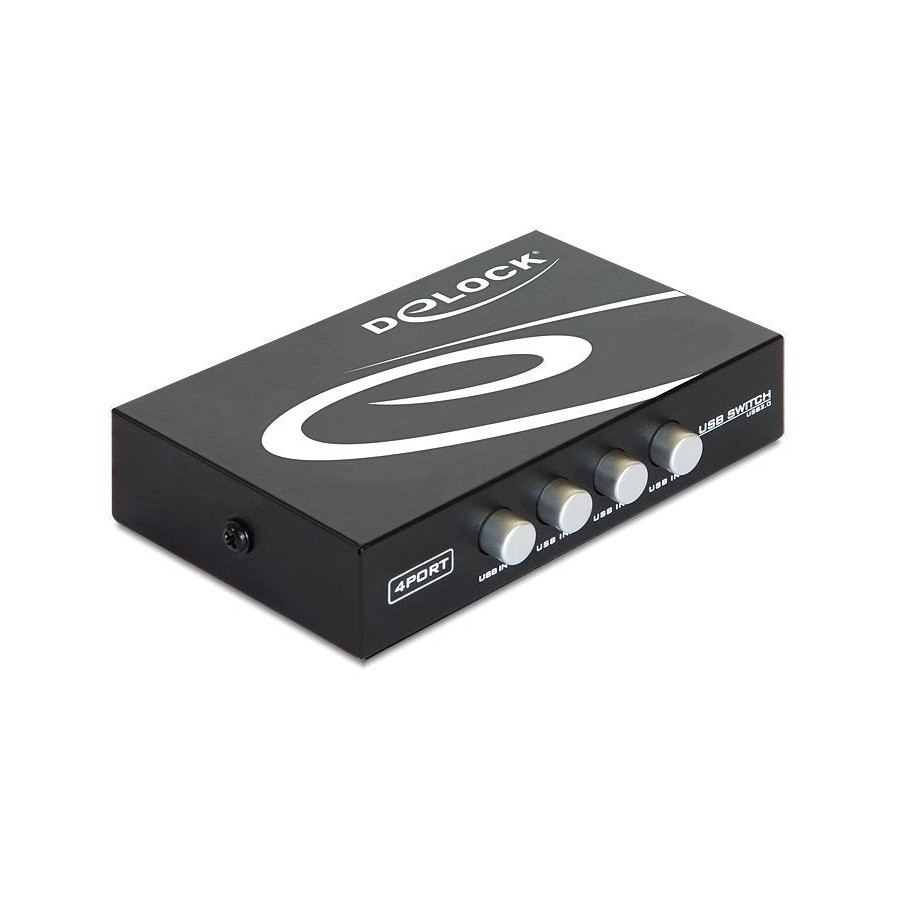Delock switch usb 2.0 de 4 puertos