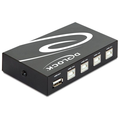 Delock switch usb 2.0 de 4 puertos