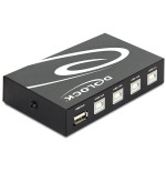 Delock switch usb 2.0 de 4 puertos