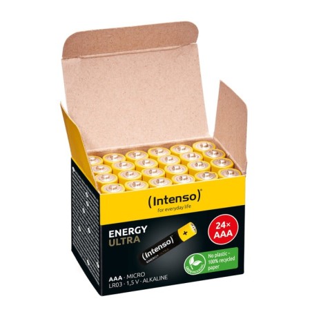 Pack de pilas alcalinas intenso energy ultra aaa lr03 24 unidades