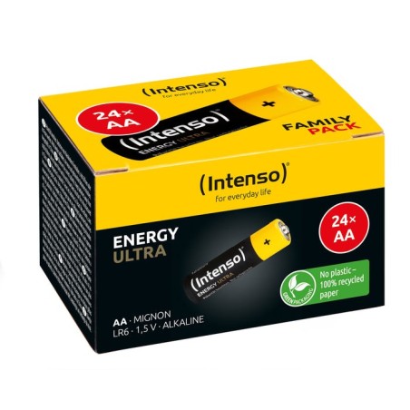 Pila alcalina intenso alcalina tipo aa lr6 pack 24