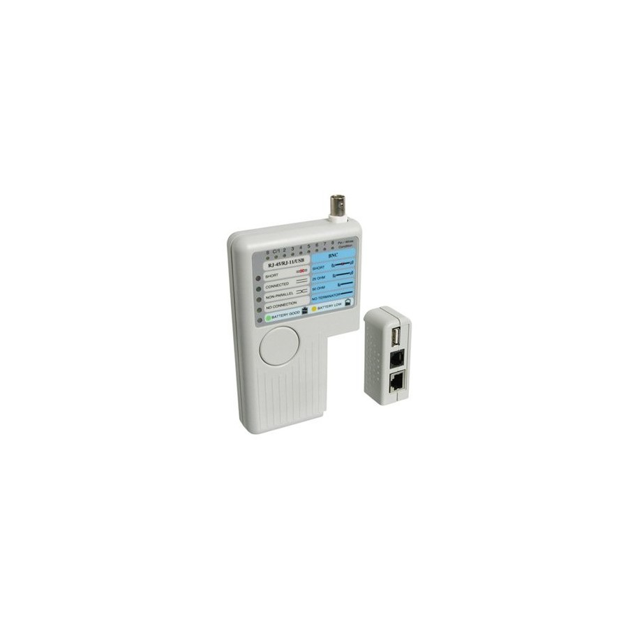 Wp cable tester rj11/12/45 bnc and usb