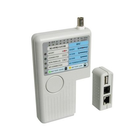 Wp cable tester rj11/12/45 bnc and usb