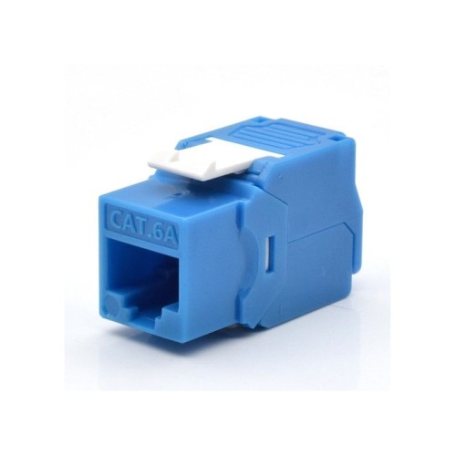 Conector wp keystone hembra rj45 cat 6a utp azul wpc-key-6aup-tl/b