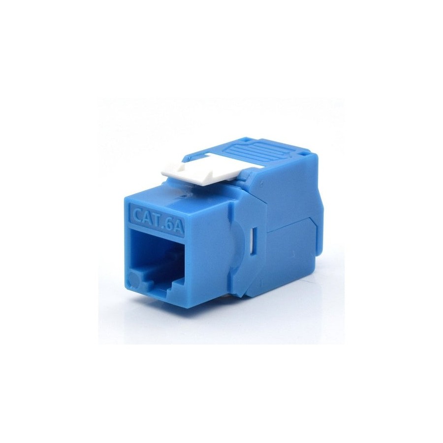 Conector wp keystone hembra rj45 cat 6a utp azul wpc-key-6aup-tl/b