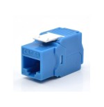 Conector wp keystone hembra rj45 cat 6a utp azul wpc-key-6aup-tl/b