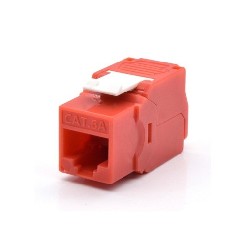Wp keystone cat. 6a utp rj45/hembra  rojo