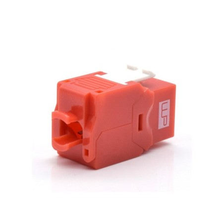Wp keystone cat. 6a utp rj45/hembra  rojo