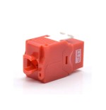 Wp keystone cat. 6a utp rj45/hembra  rojo