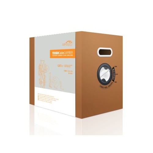 Cable cat 5e ubiquiti bobina 305m s/ftp doble apantallado cu solido hilo masa awg-24 anti-crosstalk divider