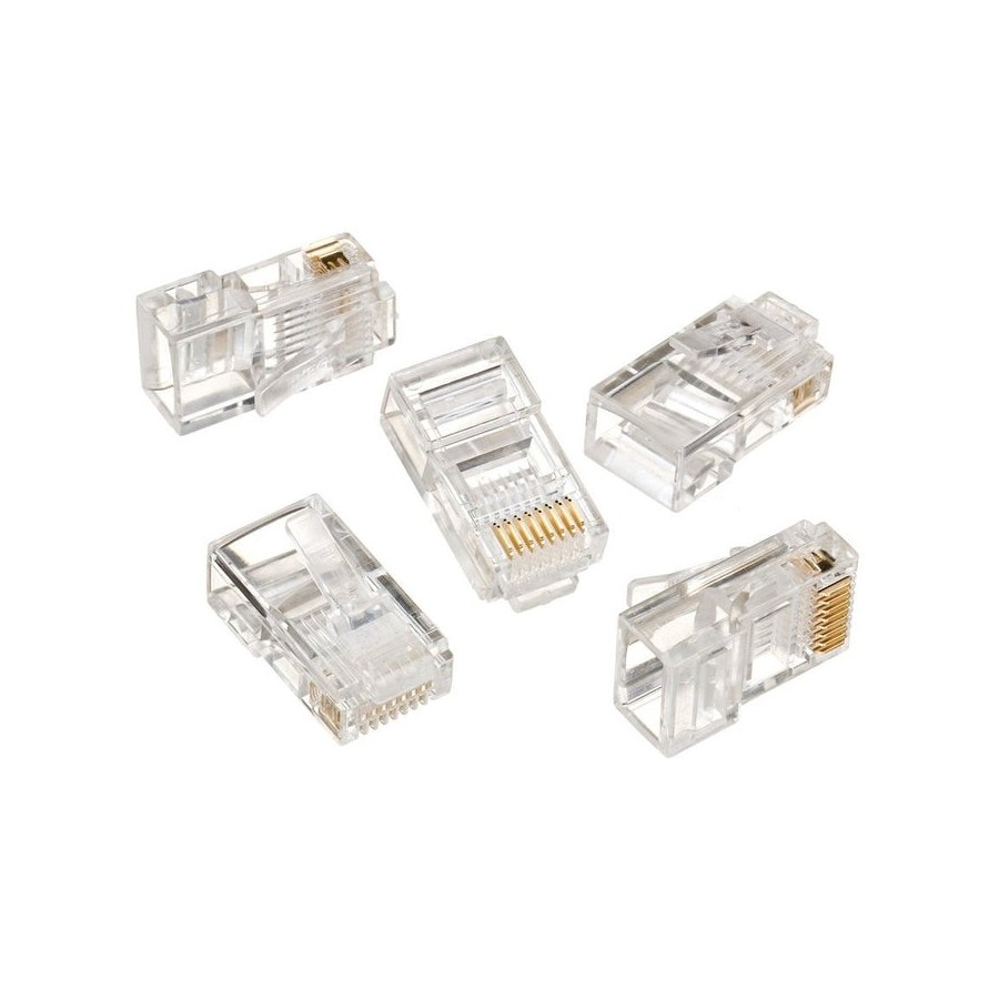 Gembird conector rj45 cat.5 utp sólidos 50 uds.