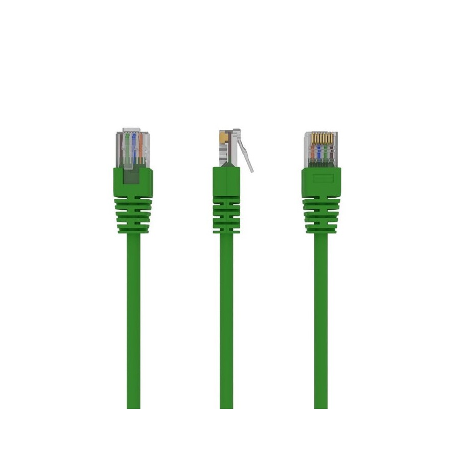 Gembird cable de red cat.5e utp 0.25 mts verde