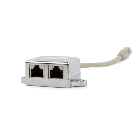 Gembird red splitter 8p8c 1xrj45(m) a 2xrj45(h) ft