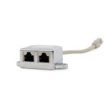 Gembird red splitter 8p8c 1xrj45(m) a 2xrj45(h) ft