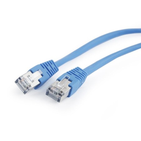 Gembird cable de red cat.5e ftp 0.5 mts azul