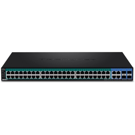 Switch gestionable trendnet tpe-5048ws 48 puertos rj-45 gigabit 10 100 1000 poe sfp