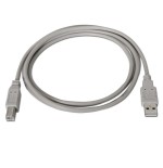 Aisens cable usb 2.0 impresora - tipo a macho a tipo b macho - 1m - beige