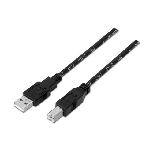 Aisens cable usb 2.0 impresora - tipo a macho a tipo b macho - 1m - negro