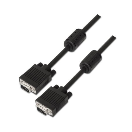 Aisens cable svga con ferrita - hdb15/macho-hdb15/macho - 3m - negro