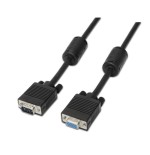 Aisens cable svga con ferrita - hdb15/macho-hdb15/hembra - 1.80m - negro