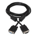Aisens cable svga con ferrita - hdb15/macho-hdb15/hembra - 1.80m - negro