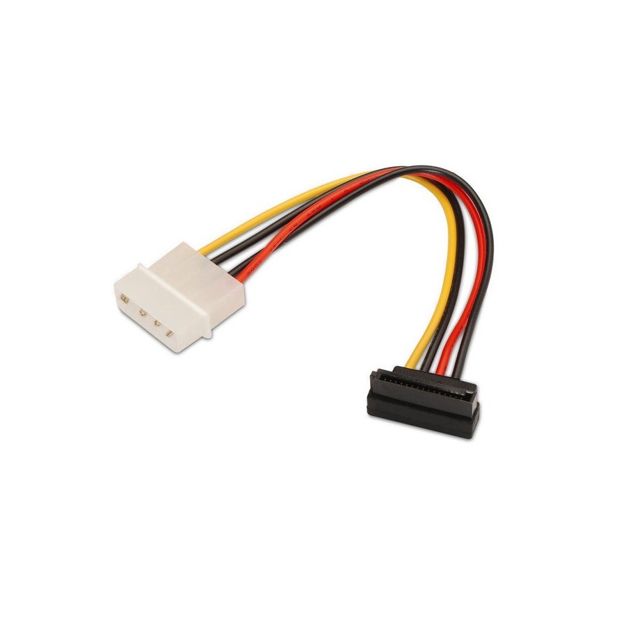 Aisens cable sata alimentacion acodado molex 4pin m-satah 16cm a131-0160