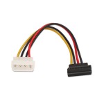 Aisens cable sata alimentacion acodado molex 4pin m-satah 16cm a131-0160
