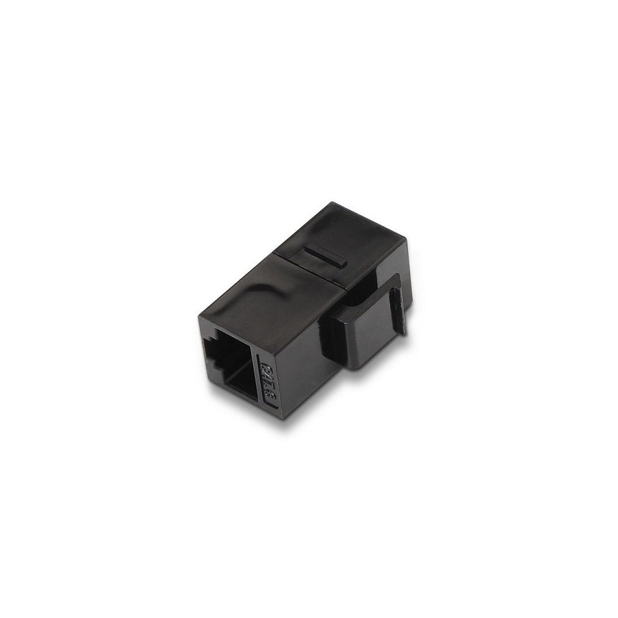 Aisens empalme rj45 cat.6 utp para panel de parcheo o roseta - negro