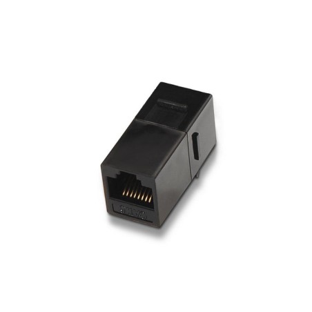 Aisens empalme rj45 cat.6 utp para panel de parcheo o roseta - negro