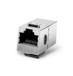 Aisens empalme rj45 cat.6 stp para panel de parcheo o roseta - plata