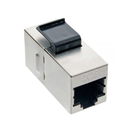 Aisens empalme rj45 cat.6 stp para panel de parcheo o roseta - plata