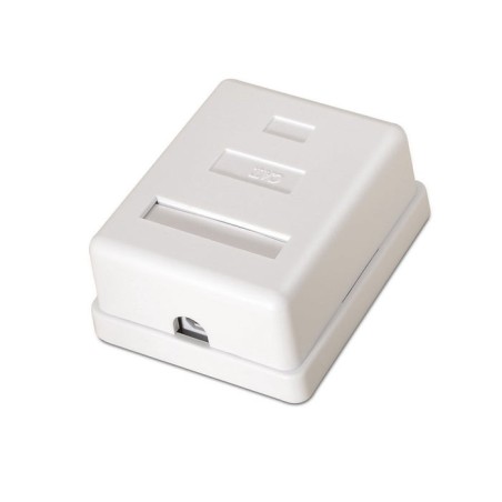 Aisens roseta de superficie rj45 cat.6 utp 1 toma - blanco