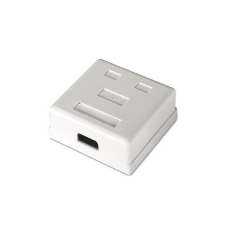 Aisens roseta de superficie rj45 cat.6 utp 2 tomas - blanco