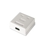 Aisens roseta de superficie rj45 cat.6 utp 2 tomas - blanco
