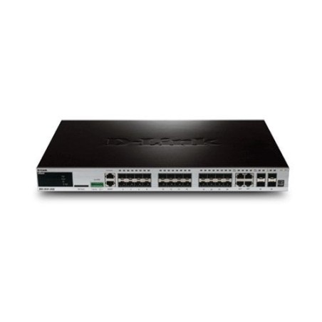 D-link dgs-3620-28sc/si 24-port sfp layer 3 managed gigabit switch, 4 combo 1000baset/sfp, 4 10ge sfp+ (standard image) - includ