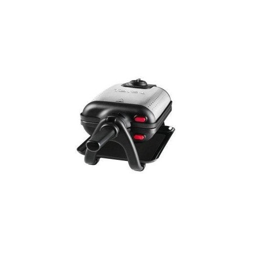 Tefal wm756d gofrera 2 barquillo(s) negro, acero inoxidable 1200 w