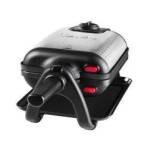 Tefal wm756d gofrera 2 barquillo(s) negro, acero inoxidable 1200 w