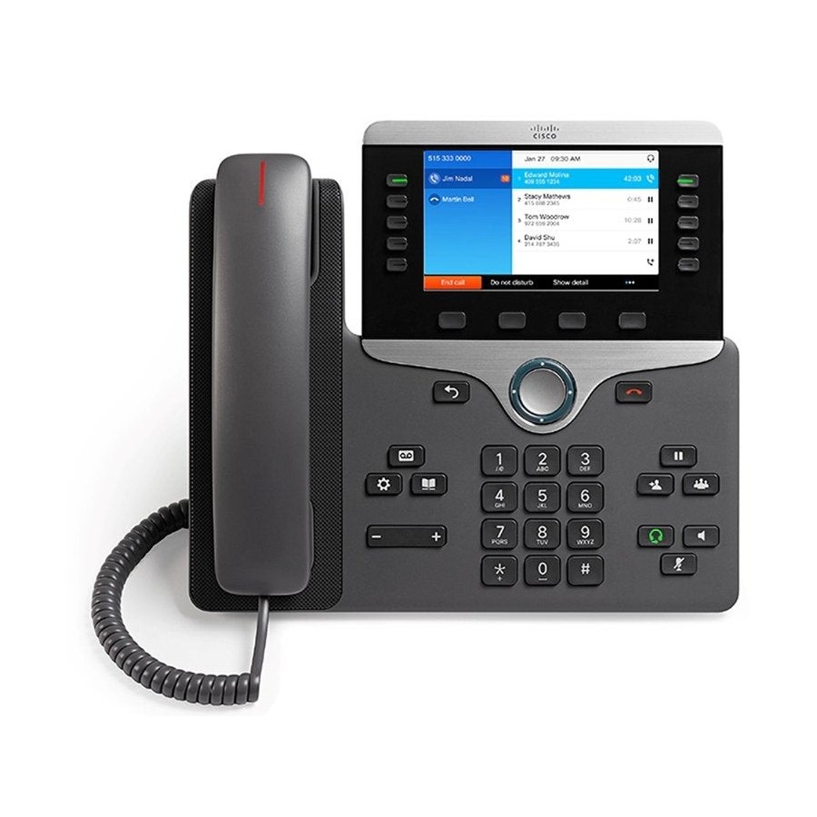 Cisco 8841 teléfono ip negro, plata