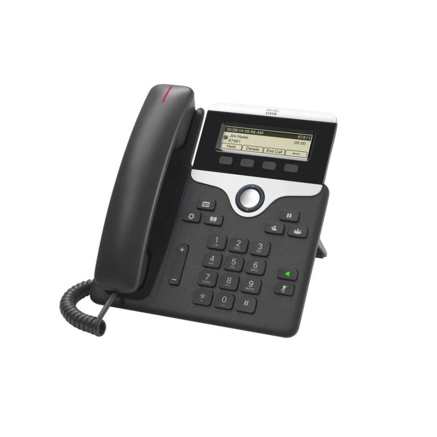 Ip telefon cp-7811, voip-telefon dunkelgrau