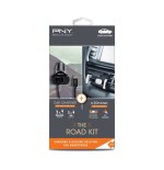 Pny road kit ( soporte + cargador doble + dual cable)