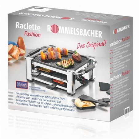 Rommelsbacher gourmet raclette fashion rcc 1000 plata rcc 1000