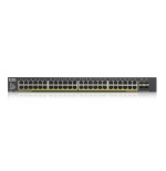 Switch zyxel 52 puertos smart managed serie xs poe 48x gb 4x 10gb sfp+