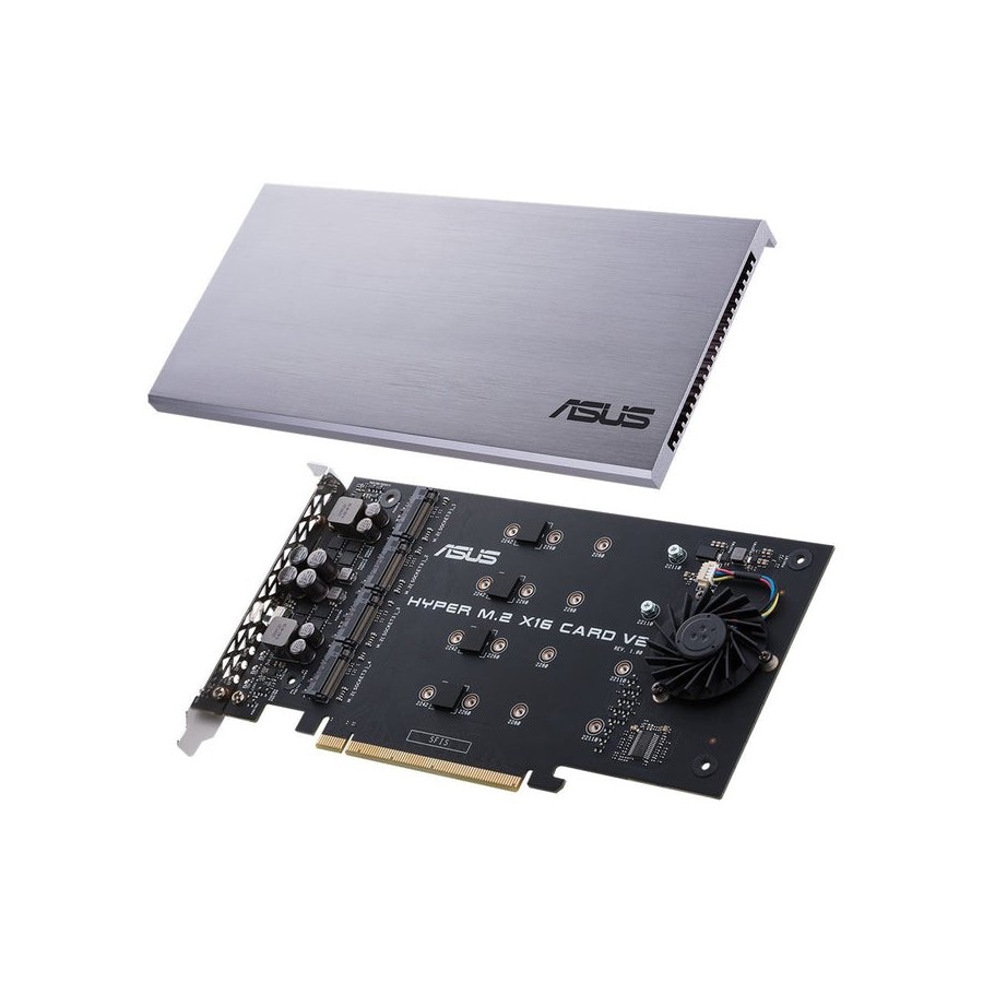 Asus hyper m.2 x16 card v2 tarjeta y adaptador de interfaz interno